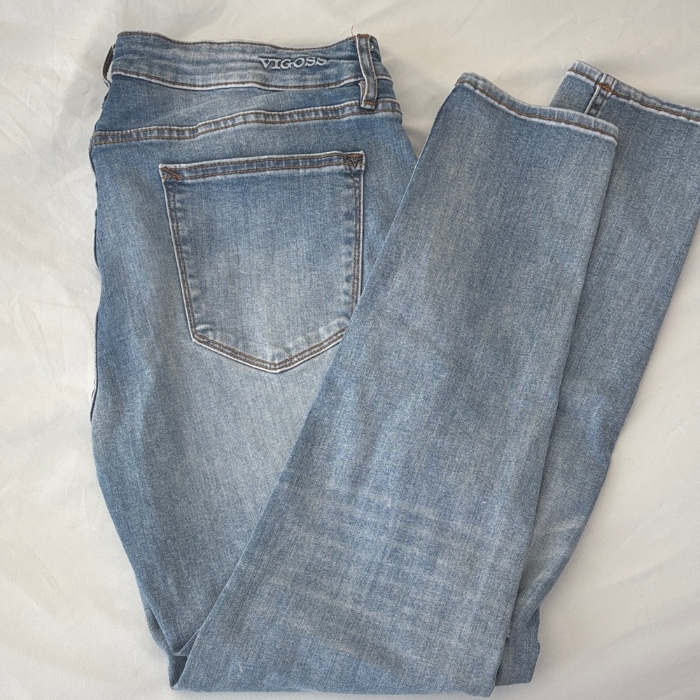 Vigoss Women's Denim Blue Skinny Jeans